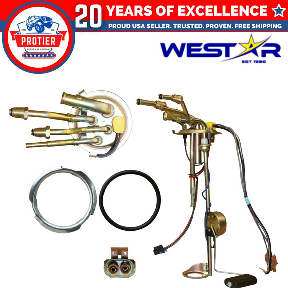 Brute power 1070111 Fuel Pump Sender Assembly Fits Chevrolet S10 2.5L 2474cc 151cid L4 to 4.3L 262cid V6 1992-1993 FL128-11B1,FG06F