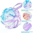 thumbnail image 5 of Bath Shower Loofah Sponge 75g/PCS Mesh Pouf Body Shower Scrubber Exfoliating Loofah for Women and Men, Pack of 4, 5 of 9
