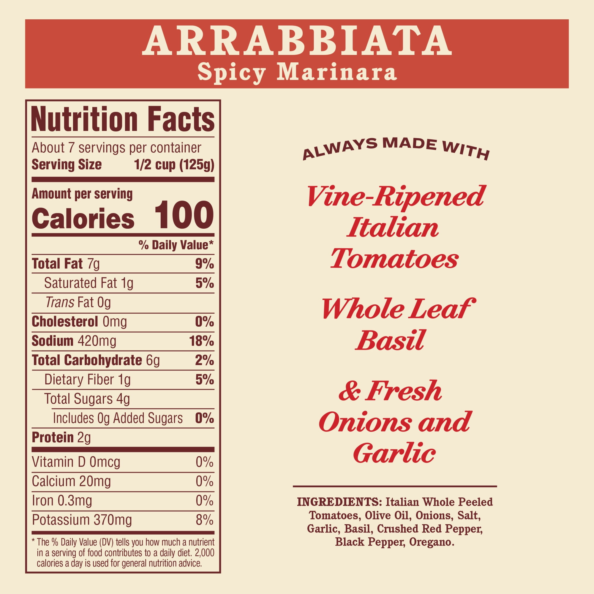 (3 pack) Rao's Homemade Arrabbiata Sauce Made with Italian Tomatoes, 32 oz