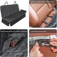thumbnail image 3 of Dog Car Seat Covers Pet Nonslip Bench Rear Compatible for The Center Armrest Fits Most Cars Trucks and SUVs MPVs Bucket & Bench Available Bonus Seat Belts, 3 of 7