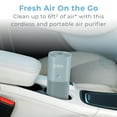 thumbnail image 3 of Pure Enrichment PureZone Mini Portable Air Purifier - True HEPA Filter Cleans Air, Helps Alleviate Allergies, Eliminates Smoke & More — Ideal for Traveling, Home, and Office Use (Starlight Blue), 3 of 10