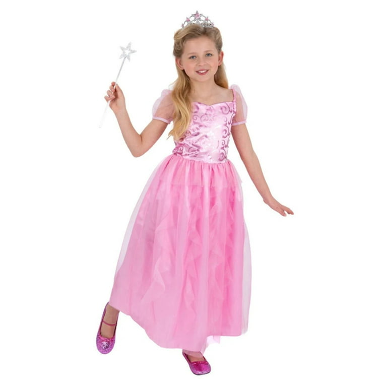 Good Witch Fairy Costume Girls Glinda Pink Dress Good Witch Fairy Costume Girls Glinda Pink Dress
