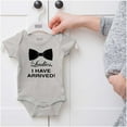 thumbnail image 5 of Ladies I Arrived Handsome Bowtie Bodysuit Jumper Boys Infant Baby Brisco Brands 12M, 5 of 6
