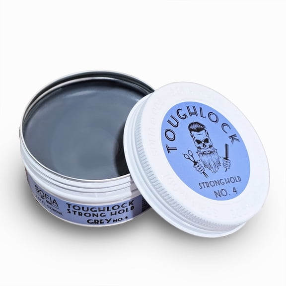 Tough Lock Grey Hair Wax Temporary Hair Color Styling Wax Matte Finish Washable