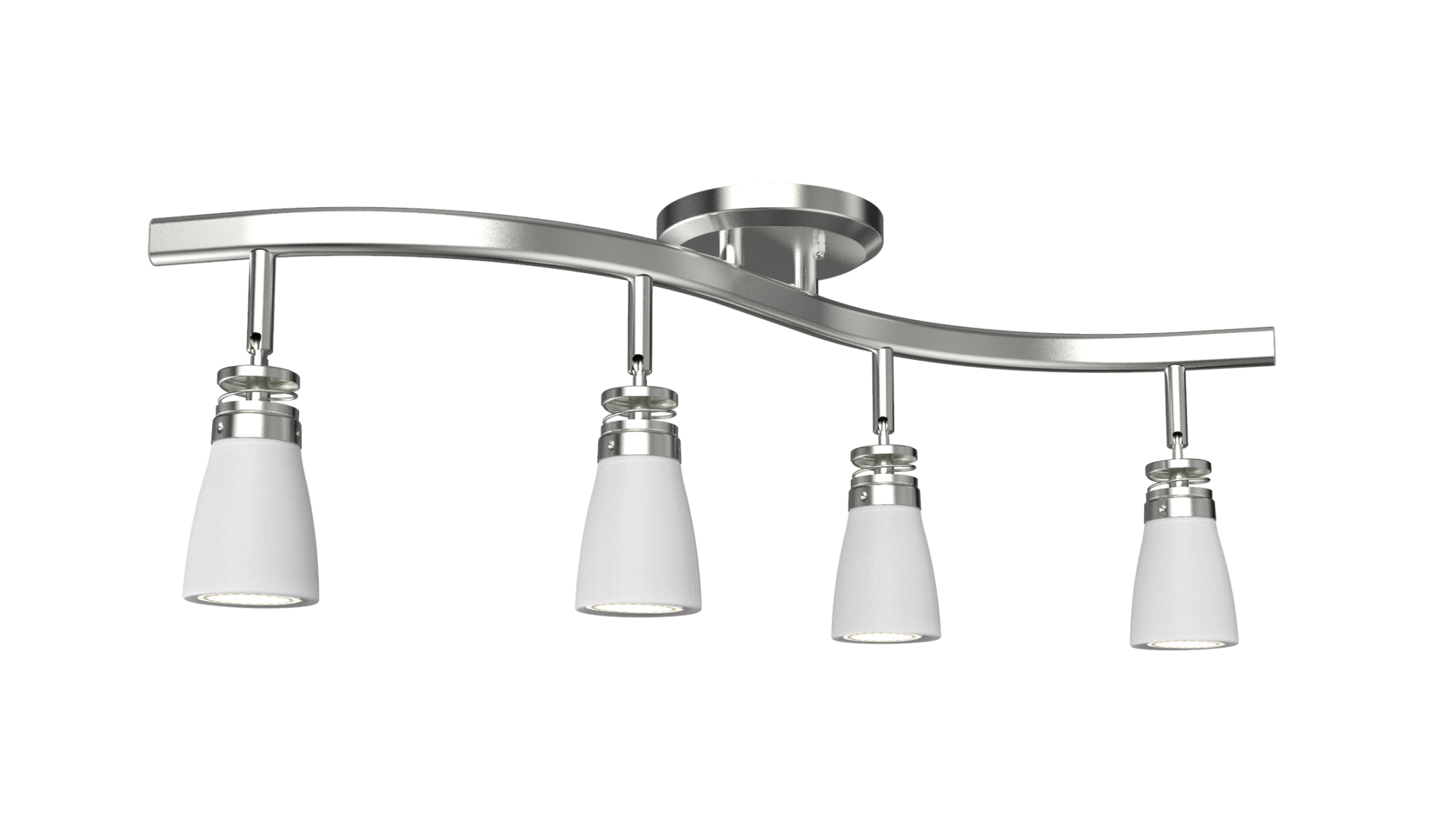 Modern Gloss White & Silver Chrome Single Ceiling/Wall Spotlight Fitting 3000K Warm White Complete with a 5w LED GU10 Light Bulb Modern Gloss White & Silver Chrome Single Ceiling/Wall Spotlight Fitting 3000K Warm White Complete with a 5w LED GU10 Light Bulb