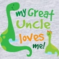 thumbnail image 2 of CafePress - My Great Uncle Loves Me Infant Bodysuit - Cute Infant Bodysuit Baby Romper - Size Newborn - 24 Months, 2 of 3