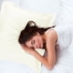 thumbnail image 3 of Juego de 2 fundas de almohada de satén PiccoCasa, fundas de almohada de satén sedoso estándar/reina color crema blanco, 3 of 7