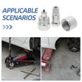 thumbnail image 4 of Miangastore Hydraulic Jack Coupler DIY Enthusiasts Steel 1 Set Replacement Part, 4 of 8