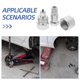 thumbnail image 2 of 1 juego de repuesto para acoplador de gato hidráulico, piezas de bomba de aceite, accesorio de conexión hidráulica, adaptador de acoplamiento hidráulico para aplicación de gato, 2 of 7