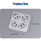 thumbnail image 3 of Great promotion! Disposable Sticker Net Filter Suitable For Bathroom, Laundry, Bathtub And Kitchen, 3 of 4