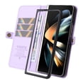 thumbnail image 3 of Funda para Samsung Galaxy Z FOLD 3 Estuche de Cuero PU Tipo Cartera con Ranuras para Tarjetas y Cierre Magnético, 3 of 5
