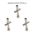 thumbnail image 1 of ziyahi 3 Pieces Metal Remote Control Car Wheel Remover Replacement Professional Toy Plaything Repairing Odorless Unfading Professional Toy Wrench Screwdriver, 1 of 6