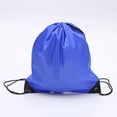 thumbnail image 2 of 5 Pieces Drawstring Bag 210D Polyester Rope Bag Pulling Nylon Oxford Pocket Sack Cinch Tote Gym Storage Backpack, 2 of 5