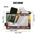 thumbnail image 3 of Ckdifva Jam Jars Pencil Pouch 3 Ring Zipper Pencil Case Binder Pockets Clear Top Cosmetic Bag 2 Pack, 3 of 6