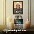 thumbnail image 4 of Yatskia Sparrow at Winter Decorative Large Funeral Urns for Human Ashes Adult Brother and Sister, Little Keepsake Urn for Ashes Adult Women, (Monar 10 Inch and 3 Inch), 4 of 8