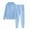 Sky Blue, variant on CIENVNSTG Jogger Sets for Women 2 Piece Solid Color Lounge Sets Fall Drawstring Sweatshirt Sets Outfits Matching Sweatsuits Sky Blue XL