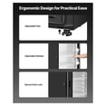 thumbnail image 5 of Commercial Refrigerator 12.2 CU.FT Glass Door Display Cooler, Beverage Refrigerator Merchandiser, Adjustable Shelves, Frostless, LED Lighting, 5 of 9