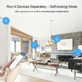 thumbnail image 3 of SONOFF 4CH R3/PRO R3 ITEAD RF 433MHz 4 Gang WiFI Switch 3 Modes de Fonctionnement Inching/auto-Bloquant/verrouillage WiFI Smart Switch Compatible avec Alexa et pour Google Home/Nest Smart Home, 3 of 7