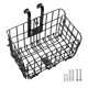 thumbnail image 5 of Cesta delantera plegable para bicicleta, cesta para alforja de bicicleta, cesta para equipaje desmontable para bicicleta negro, 5 of 9