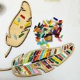 thumbnail image 4 of Kit de mosaico de bricolaje, kit familiar de mosaico de bricolaje de creatividad, kit de mosaico de bricolaje de plumas brillantes para adultos, regalos de decoración del hogar de plumas de, 4 of 5
