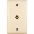 thumbnail image 2 of Audiovox VH62N Almond Coaxial Wall Plate, Gold Plated, 2 of 2