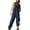 Navy, variant on Honeeladyy Womens Winter Fleece Overalls Loose Bib Pants Adjustable Strap Sleeveless Fuzzy Warm Jumpsuits