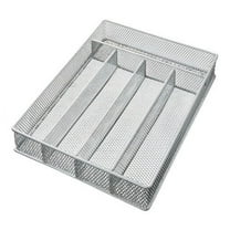 YBM Home Mesh Cutlery Tray & Desk Drawer Organizer 12.5” x 9.25” x 2”