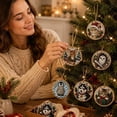 thumbnail image 5 of ZENVIVE 6PCS Christmas Pearl Diamond Art Hanging Ornament Kit, Wooden DIY Pearl Bead Painting Pendant for Adult with Cute Animal Patter, 3.07", Holiday Craft Gifts for Tree, Door, Wall Decor, 5 of 9
