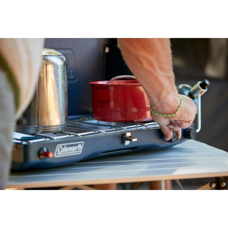 Coleman Classic 2-Burner Camping Stove with Removable Cast