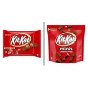 Kit Kat Milk Chocolate Wafer Snack Size 10.78 oz & Minis Milk Chocolate Wafer Candy Bag 7.6 oz