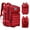 Red, variant on RIBONGZ 50L Camping Backpack Large Multifunction Outdoor Sport Rucksack Molle Bag Backpacks