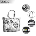 thumbnail image 3 of Flower Women's Large Weekend Travel Bag Moving Canvas Handbag Thick Double Layer Beach Weekend Travel Unisex Hospital Maternity Delivery with Toiletry Waterproof, 3 of 5