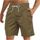 thumbnail image 2 of pstuiky Pantalones cortos para hombre, Pantalones cortos de playa informales con cordón y estampado del Día de la Independencia para hombre con bolsillo Pantalones cortos de entrenamiento, 2 of 4
