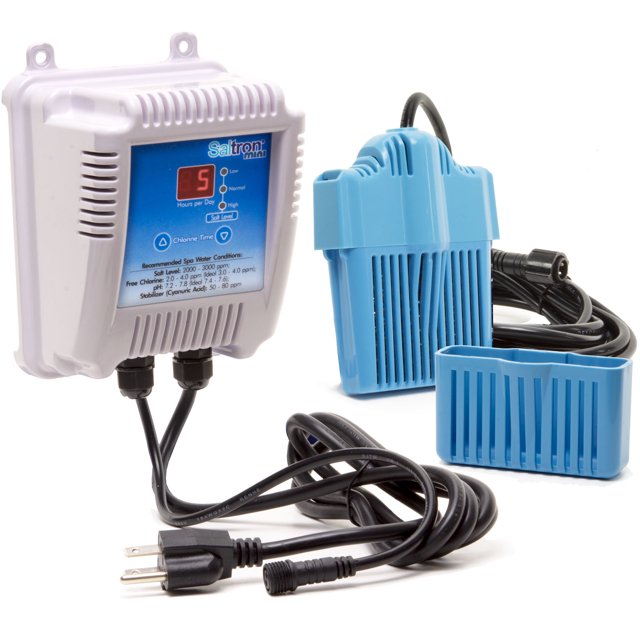 Saltron Mini Dropin Salt Chlorine Generator for Hot Tubs & Swim Spas