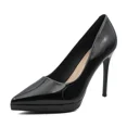 thumbnail image 2 of Nuevos zapatos de mujer de primavera, zapatos de tacón alto finos a la moda con plataforma, zapatos de vestir blancos y negros para fiestas y bodas, zapatos de tacón para mujer, 2 of 5
