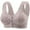 Light Gray, variant on Seamless Viscose Front Closure Bra – Lightweight Wireless Support, Full Coverage T-Shirt Bra with Removable Pads for Everyday Comfort