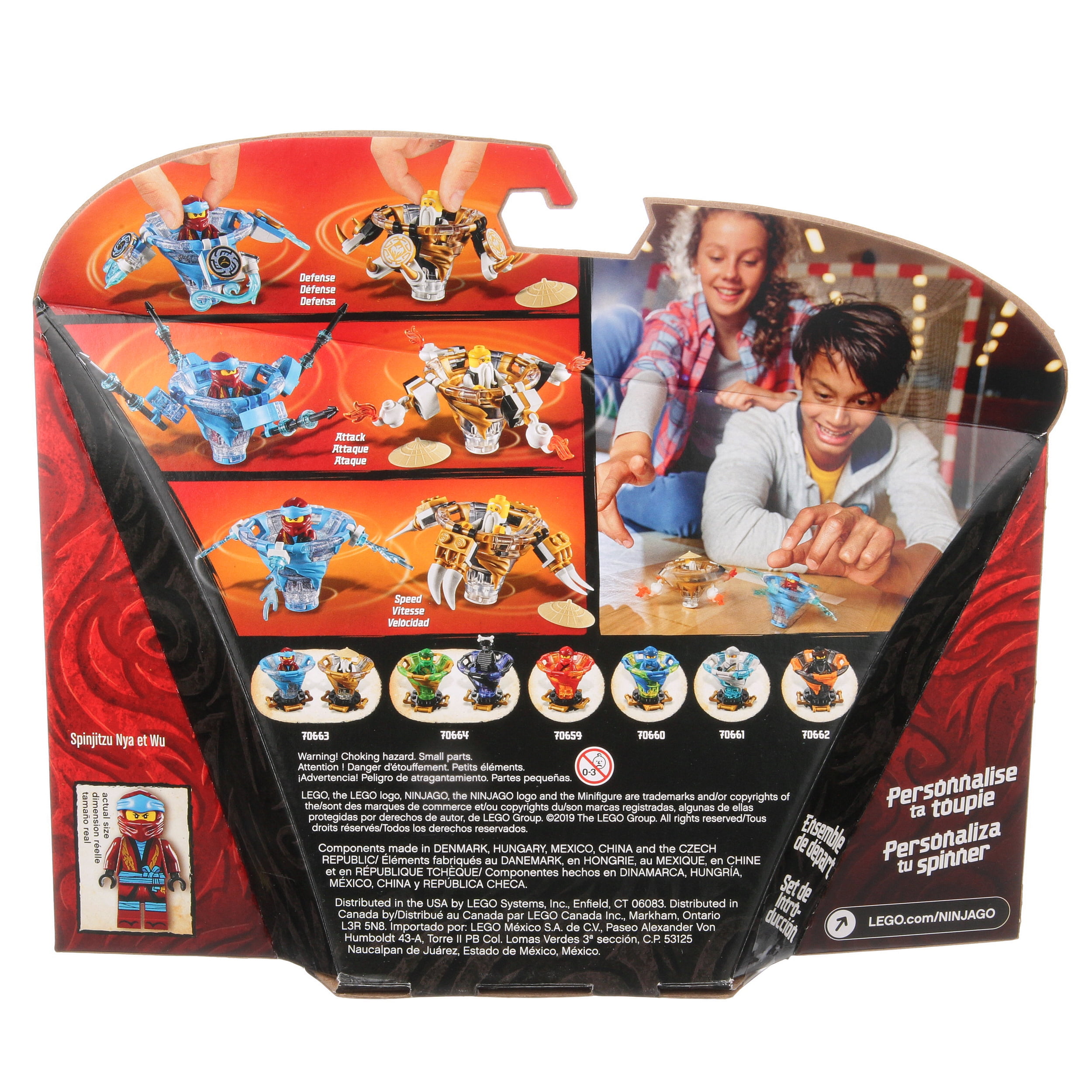 LEGO Ninjago Spinjitzu Nya Wu 70663 Walmart