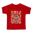 thumbnail image 4 of Rhuody Hauts Fille T-Shirt Col Rond Manches Courtes Hauts Imprimés Dessin Animé T-Shirt Rétro Fille Hauts d'Été 12-13 Ans Rouge, 4 of 4