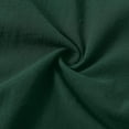 thumbnail image 6 of WULMLEO Linen Short Sets for Women 2 Piece Outfits Short Sleeve Button V Neck Shirts and Bermuda Short Sets Vacation Clothes Dark Green 2XL, 6 of 7