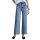 thumbnail image 3 of Pantalones vaqueros elegantes, rectos, de cintura alta, holgados, azul, talla 18, 3 of 7