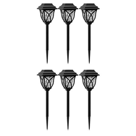 

6 Pack Color Changing Solar Lights Outdoor Garden Decor Auto ON/Off Solar Pathway Lights Outdoor Waterproof Color-Light
