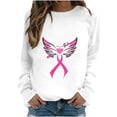 thumbnail image 2 of Chandails en Molleton pour Femmes, Mode Décontractée pour Femmes, T-shirt à Manches Longues et Col Rond Imprimé, 2 of 4
