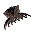 thumbnail image 2 of Delicate Butterfly Hair Claw Clip for Decor Acrylic Black Beautiful Fashionable Design 1pc, 2 of 9