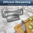 thumbnail image 2 of Rolling Knife Sharpener for Straight Edges - Premium Sharpening Kit for all Knife Set - 360 & 600 Diamond - 1000 & 3000 Discs for All Hardness Levels - Gripable Aluminum Body, 4 Angles, 2 of 7