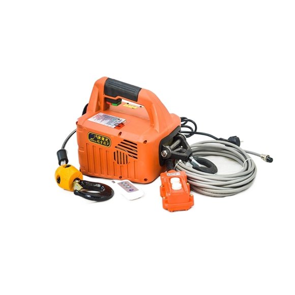 500KG Load Portable Electric Winch Traction Hoist Manual/Remote Control/Wire Control Electric Hoist Hoist Lifting Tool