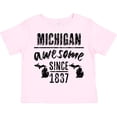 thumbnail image 3 of Inktastic Michigan Awesome Since 1837 Boys or Girls Toddler T-Shirt, 3 of 5
