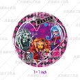 thumbnail image 3 of Disney Monster Doll Spirit High School Theme, vajilla desechable decorativa, globo de fondo, regalo de Baby Shower, 3 of 4