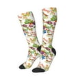 thumbnail image 2 of Balery Birds And Flowers Fun Novelty Socks Men'S Women'S Crew Socks Funny Crazy Novelty Socks Quirky And Cool Socks, 2 of 9