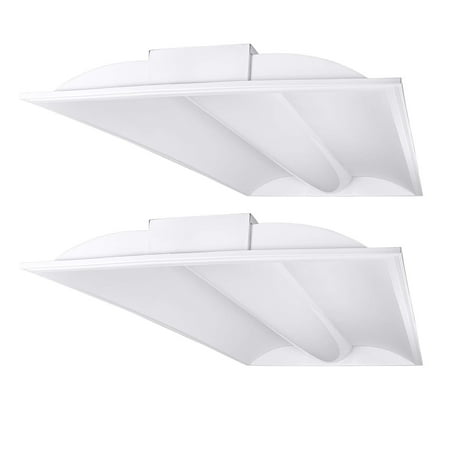 Luxrite Troffer 2x4 Led Panel Light 60w 4000k Cool White