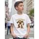 thumbnail image 1 of Boys Halloween Pumpkin Robot Graphic T-Shirt, Black Cotton Casual Halloween Shirts With Cartoon Robot Pumpkin, Girls/Boys Fall Clothes, Round Neck Short Sleeve T-Shirt, 1 of 7